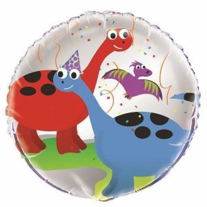 Foil Balloons |   Dinosaur Party 45Cm (18") Foil Balloon – Non Inflated Balloons Foil Balloons