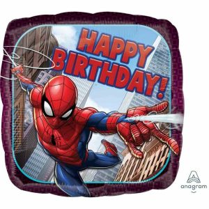 Foil Balloons |   Hx Spider-Man Hbd – Non Inflated Balloons Foil Balloons