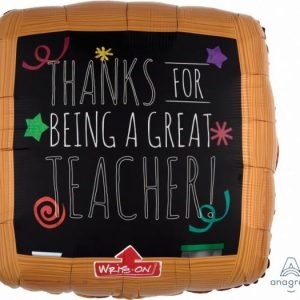 Foil Balloons |   Jumbo Shape Xl Write-On Wood Frame Blackboard Balloons Foil Balloons