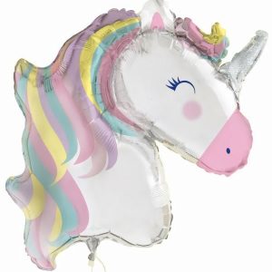 Foil Balloons |   Jumbo Unicorn 106Cm (42") Foil Balloon Balloons Foil Balloons