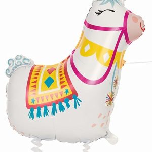 Foil Balloons |   Llama 73.6Cm (29") Walking Foil Balloon Air Walkers Air Walkers