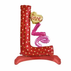 Foil Balloons |   "Love" 99Cm (39") Standing Foil Balloon Balloons Foil Balloons