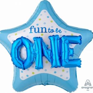 Foil Balloons |   Multi-Balloon Fun To Be O-N-E Boy Balloons Foil Balloons