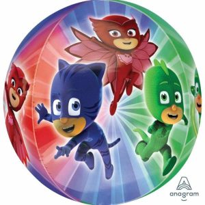 Foil Balloons |   Orbz Xl Pj Masks Clear G40 Balloons Bubble Balloons & Orbs