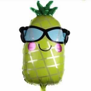 Foil Balloons |   Pineapple Wearing Glasses Helium Foil Balloon-55Cms Balloons Foil Balloons