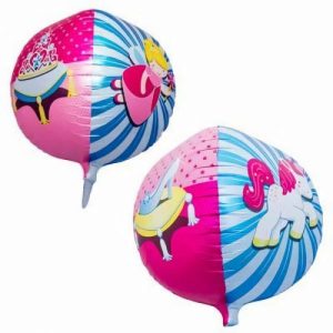 Foil Balloons |   Princess 3D Sphere Balloons Foil Balloons