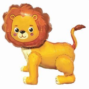 Foil Balloons |   Standing Air Filled Lion (54X53X30Cm) Shape P1 Balloons Foil Balloons