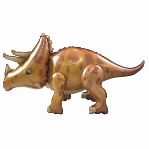 Foil Balloons |   Standing Air Filled Triceratops (50X95X33Cm) Shape P1 Balloons Foil Balloons