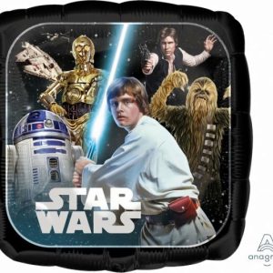 Foil Balloons |   Std Hx Star Wars Classic S60 – Non Inflated Balloons Foil Balloons