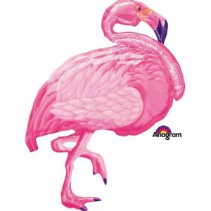 Foil Balloons |   Supershape Flamingo Beach P35 Balloons Foil Balloons