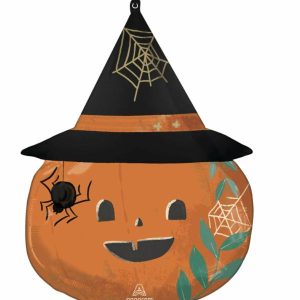 Foil Balloons |   Supershape Nature In The Night Satin Pumpkin P30 Balloons Foil Balloons