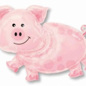 Foil Balloons |   Supershape Pig Foil Balloons Foil Balloons