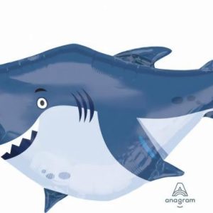 Foil Balloons |   Supershape Xl Ocean Buddies Shark Balloons Foil Balloons