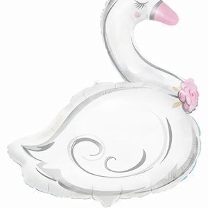 Foil Balloons |   Swan Shape 1.07M (42.5") Foil Balloon Balloons Foil Balloons