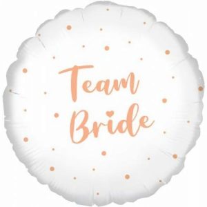 Foil Balloons |   Team Bride Round Balloons Foil Balloons