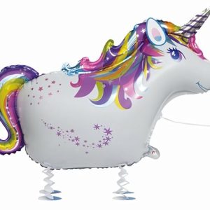 Foil Balloons |   Unicorn Foil Balloon 36.3Cm (34") Air Walkers Air Walkers