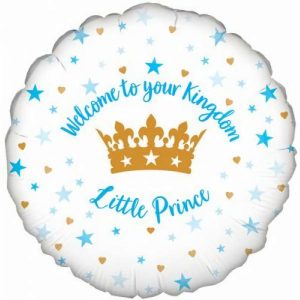 Foil Balloons |   Welcome Little Prince – Non Inflated Balloons Foil Balloons