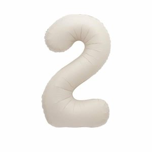 Giant Letters & Numbers |   Matte Nude "2" Numeral Foil Balloon 86Cm (34") Balloons Foil Balloons