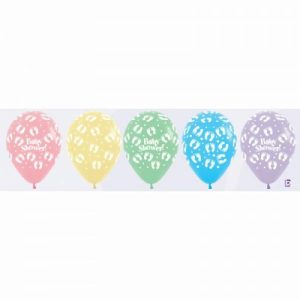 Latex Balloons |   Baby Shower (Pastel Asstd) 30Cm Latex Alp Balloons Latex Balloons