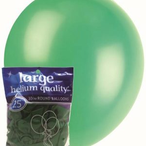 Latex Balloons |   Blns 25 X 30Cm Green Balloons Latex Balloons