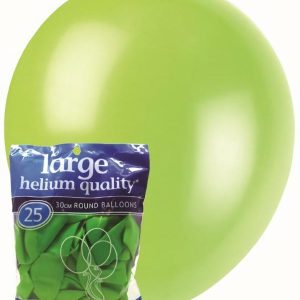 Latex Balloons |   Blns 25 X 30Cm Lime Green Balloons Latex Balloons