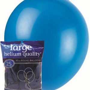 Latex Balloons |   Royal Blue – 25 X 30Cm (12") Decorator Balloons Balloons Latex Balloons