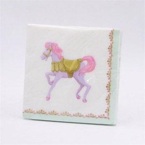 Napkins |   Carousel Horse Napkin Napkins Napkins