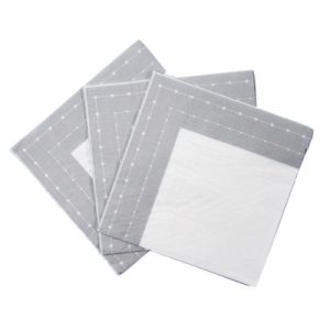 Napkins |   Lunch Napkin 2 Ply 33Cm Pk20 Silver Napkins Napkins