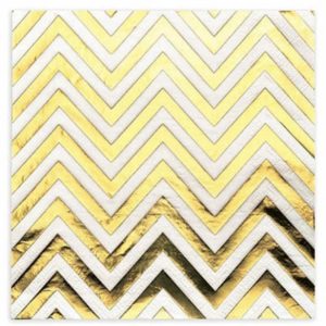 Napkins |   Napkin Foil 10Pk Gold Napkins Napkins