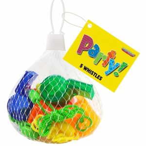 Party Favours |   5 Whistles – Net Bag Party Favours Party Favours