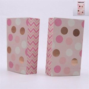 Party Favours |   6Pk Pink Jumbo Dot Party Bags Party Favours Party Favours