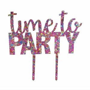 Party Favours |   Cake Topper – Time To Party Party Favours Party Favours