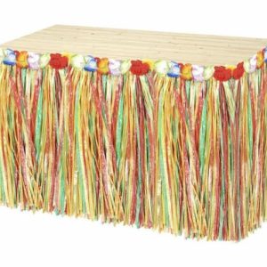 Party Favours |   Hawaiian Table Skirt (Rainbow) Party Favours Party Favours