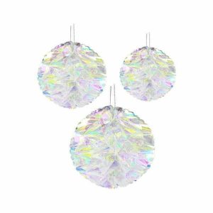 Party Favours |   Iridescent Honeycomb Balls 3Pk Decorations Decorations