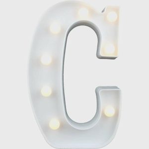 Party Favours |   Led Letter Light C Decorations Decorations