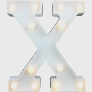 Party Favours |   Led Letter Light X Decorations Decorations