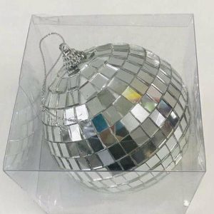 Party Favours |   Mirror Ball Silver 10Cm Party Favours Party Favours