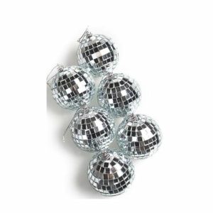 Party Favours |   Mirror Ball Silver Pk6 3Cm Party Favours Party Favours