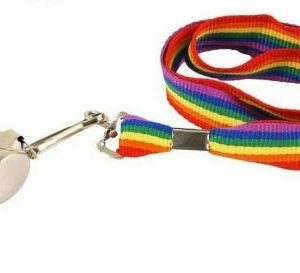 Party Favours |   Rainbow Lanyard With Whistle Party Favours Party Favours