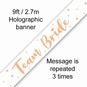 Party Favours |   Team Bride Banner 2.7M P1 Party Favours Party Favours