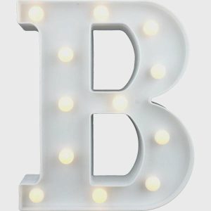 Party Lights |   Led Letter Light B Decorations Decorations