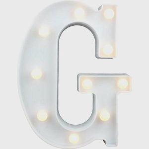 Party Lights |   Led Letter Light G Decorations Decorations