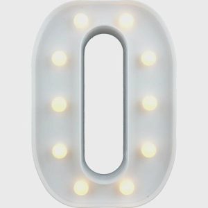 Party Lights |   Led Letter Light O Decorations Decorations