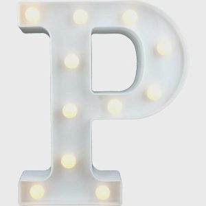 Party Lights |   Led Letter Light P Decorations Decorations