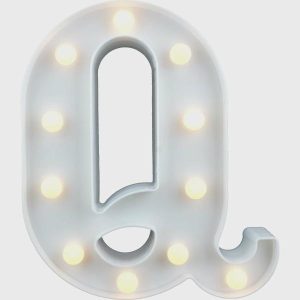 Party Lights |   Led Letter Light Q Decorations Decorations