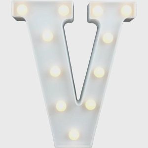 Party Lights |   Led Letter Light V Decorations Decorations