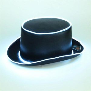 Party Lights |   Light Up Top Hat-Black Party Lights Party Lights