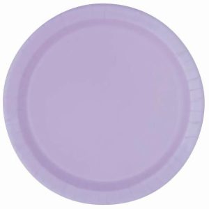 Plates, Bowls & Trays |   16Pk Lavender Paper Plates Party Supplies Plates, Bowls & Trays