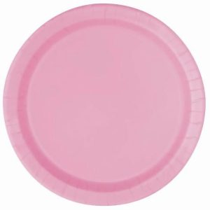 Plates, Bowls & Trays |   20Pk Small Lovely Pink Paper Plates Party Supplies Plates, Bowls & Trays