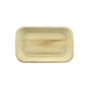 Plates, Bowls & Trays |   6Pk 24X16Cm Palm Tray Party Supplies Plates, Bowls & Trays